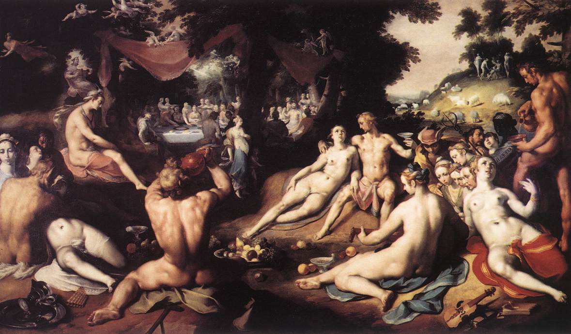 CORNELIS VAN HAARLEM The Wedding of Peleus and Thetis df